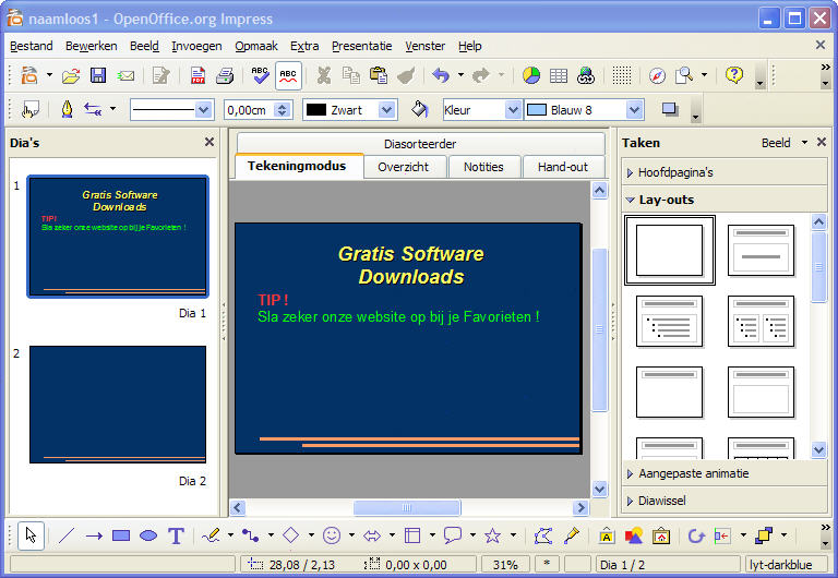 openoffice impress openoffice draw openoffice base