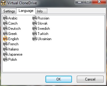 Virutal CloneDrive - talen
